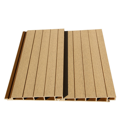 Fireproof Villa Exterior Wall Cladding 185x30mm Grooved Panels