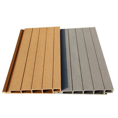 Fireproof Villa Exterior Wall Cladding 185x30mm Grooved Panels